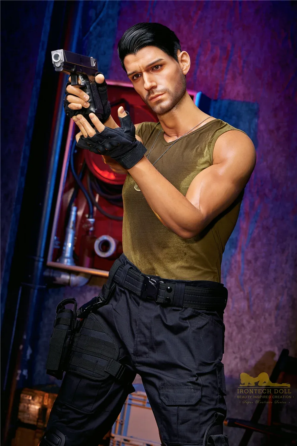 PR-176 M5 Thomas -2 Silicone 176cm Tanned Male MMI Sex Dolls view 5