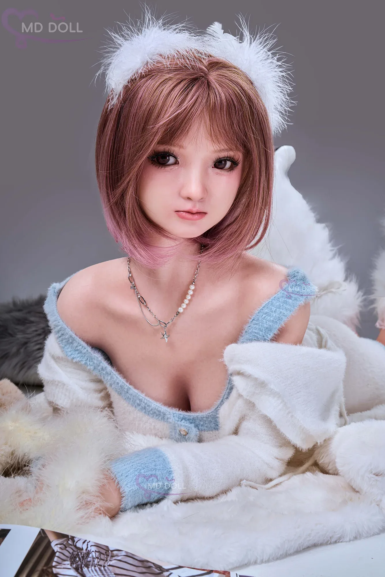 MD-150 M21 Lily-2 Silicone 150cm Natural E-CUP MMI Sex Dolls view 4