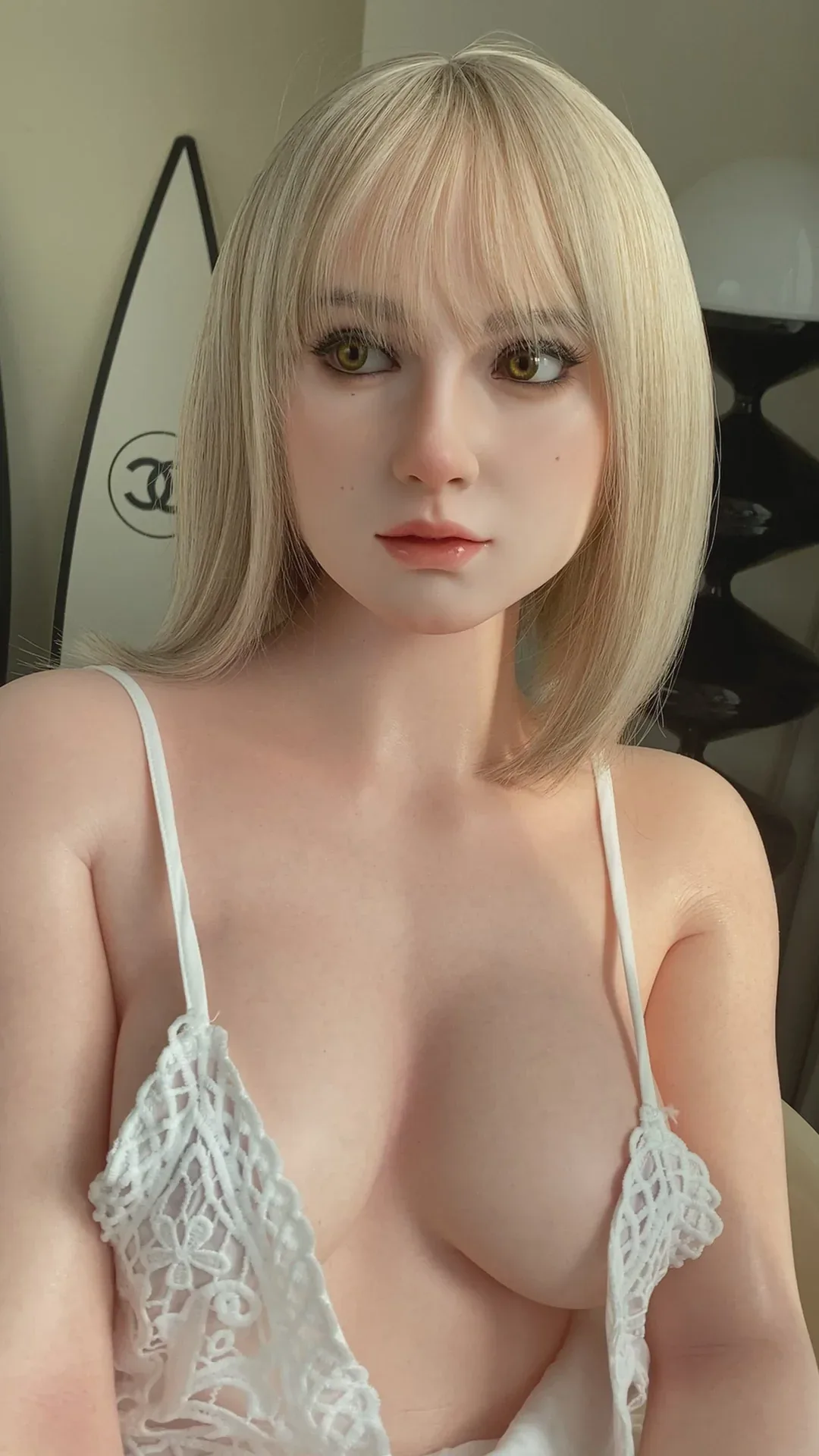 IR-163 S45 Tina Silicone 163cm Nature A-Cup MMI Sex Dolls