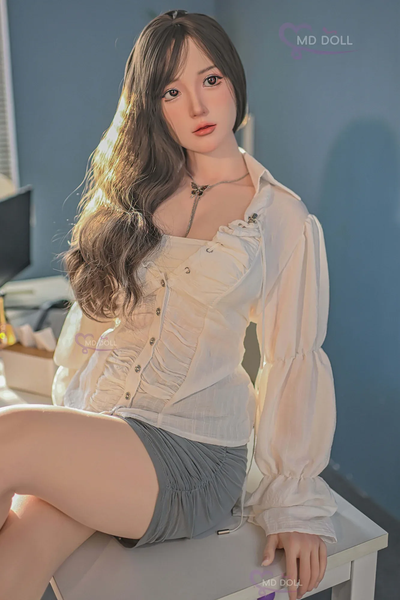 MD-166 M17 Doris Silicone 166cm Natural D-CUP MMI Sex Dolls view 7