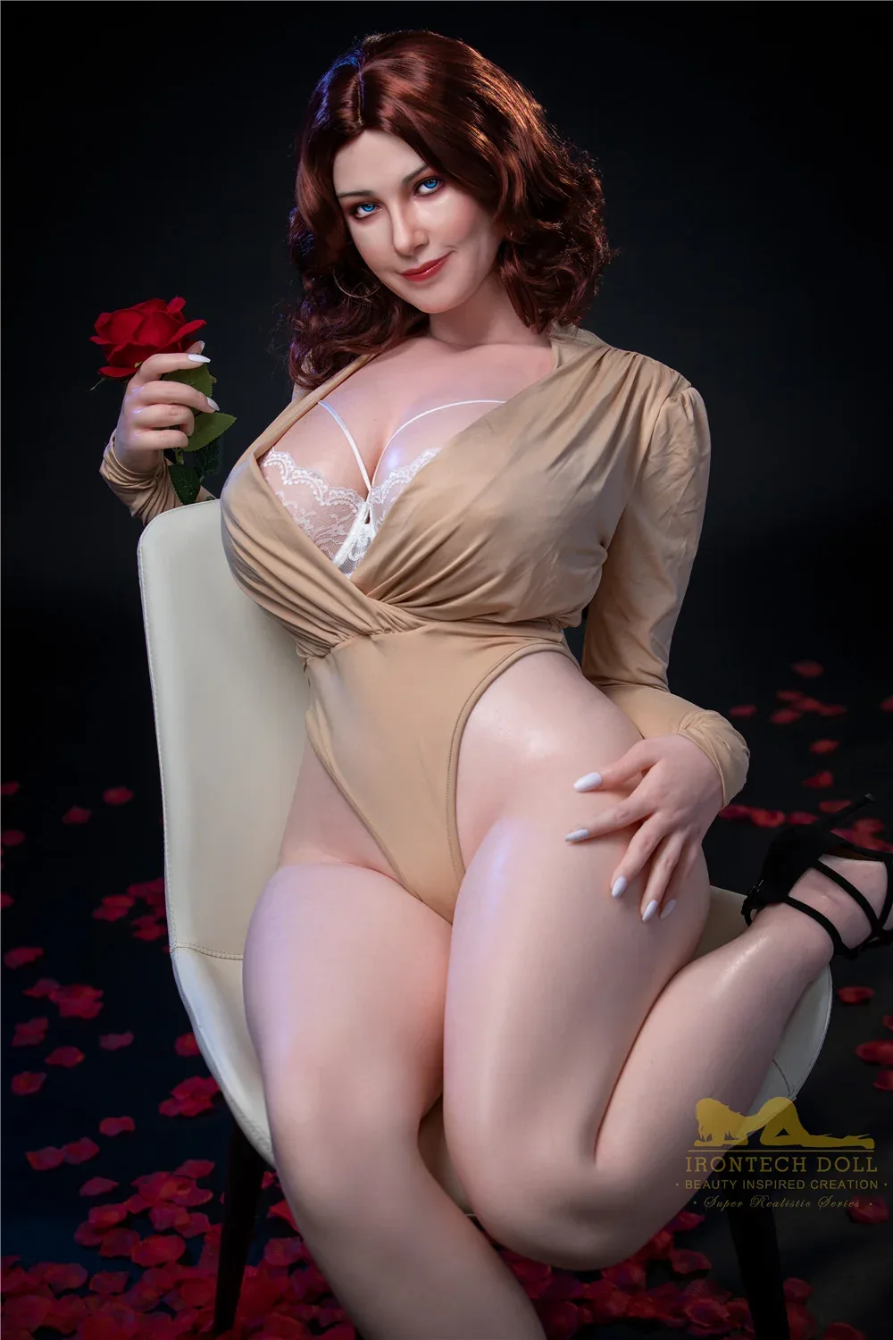 IR-160 S12 Carmel Silicone 160cm Nature H-Cup MMI Sex Dolls