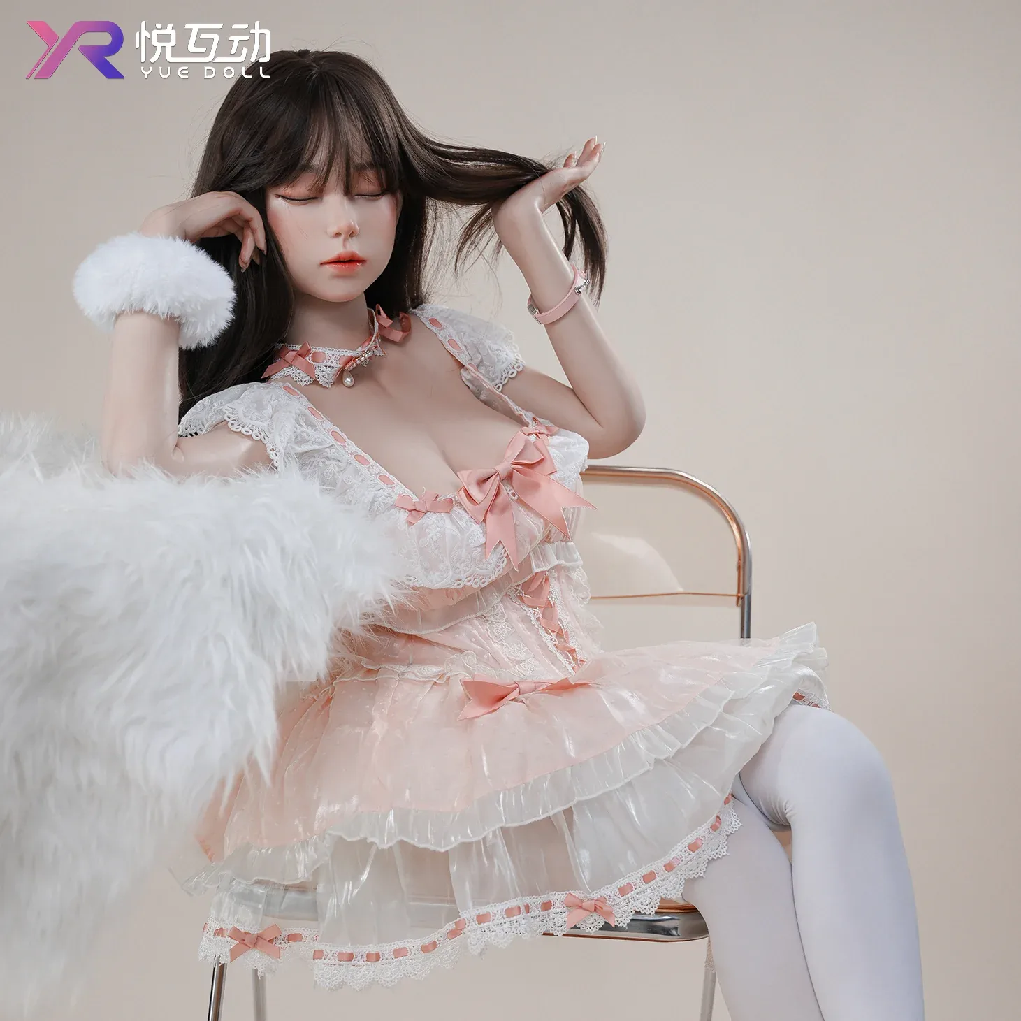 YUE-141 A4 Lvy 1.0 Silicone White F-CUP MMI Sex Dolls view 4