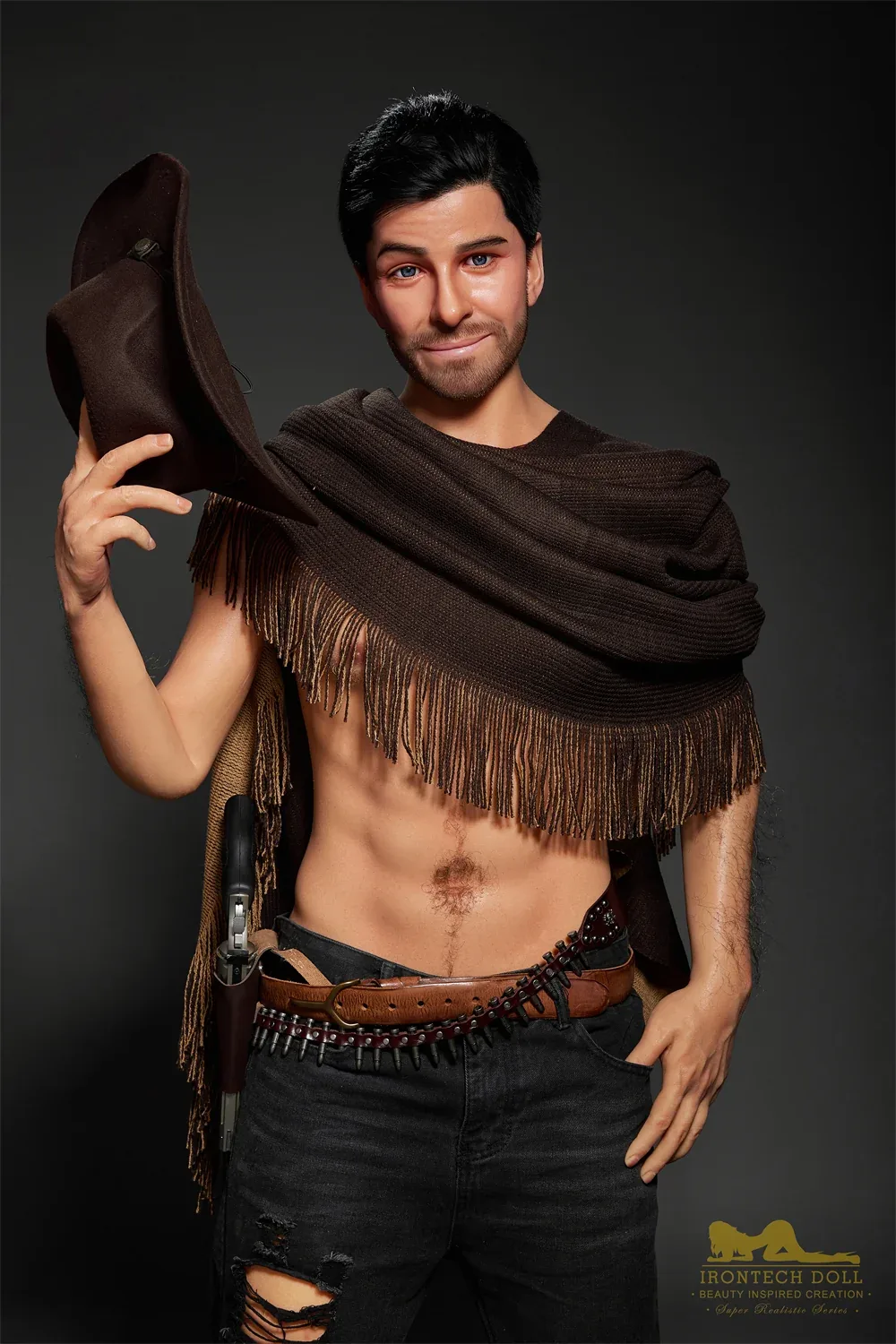 PR-170 M6 Allen Silicone 170cm Tanned Male MMI Sex Dolls view 3