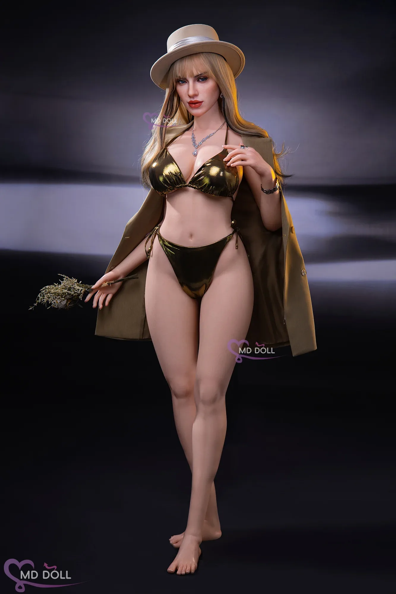 MD-166 M45 Jennifer Silicone 166cm Natural G-CUP MMI Sex Dolls view 6