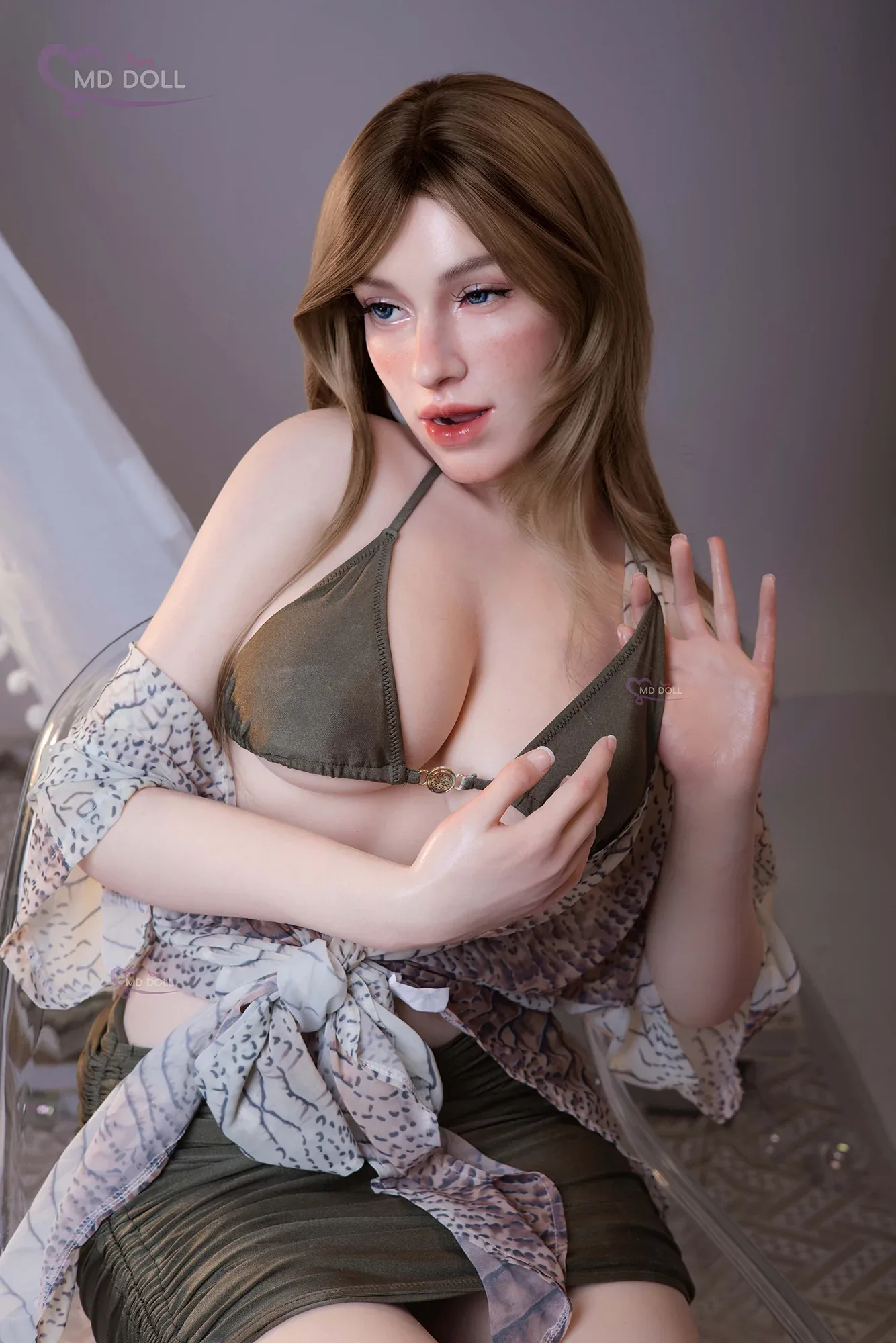 MD-166 M22 Joanna Silicone 166cm Natural D-CUP MMI Sex Dolls view 7