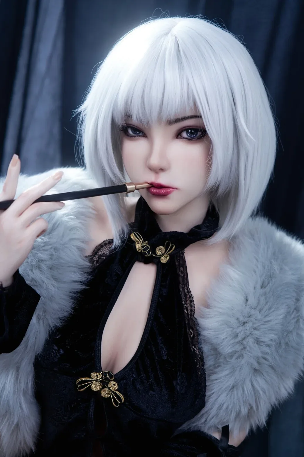 YUE-141 A6 Faye Silicone Natural F-CUP MMI Sex Dolls view 6