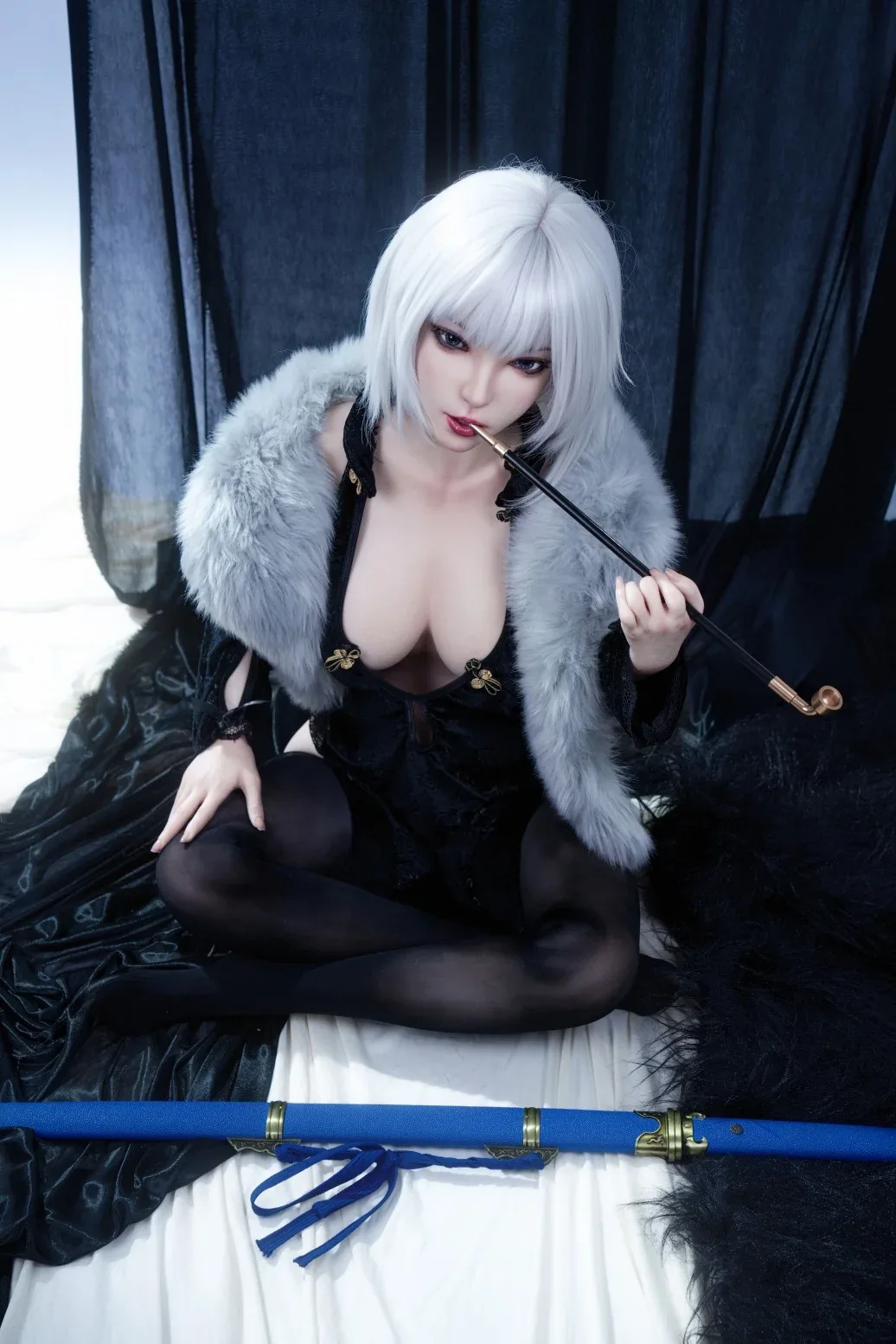 YUE-141 A6 Faye Silicone Natural F-CUP MMI Sex Dolls view 3