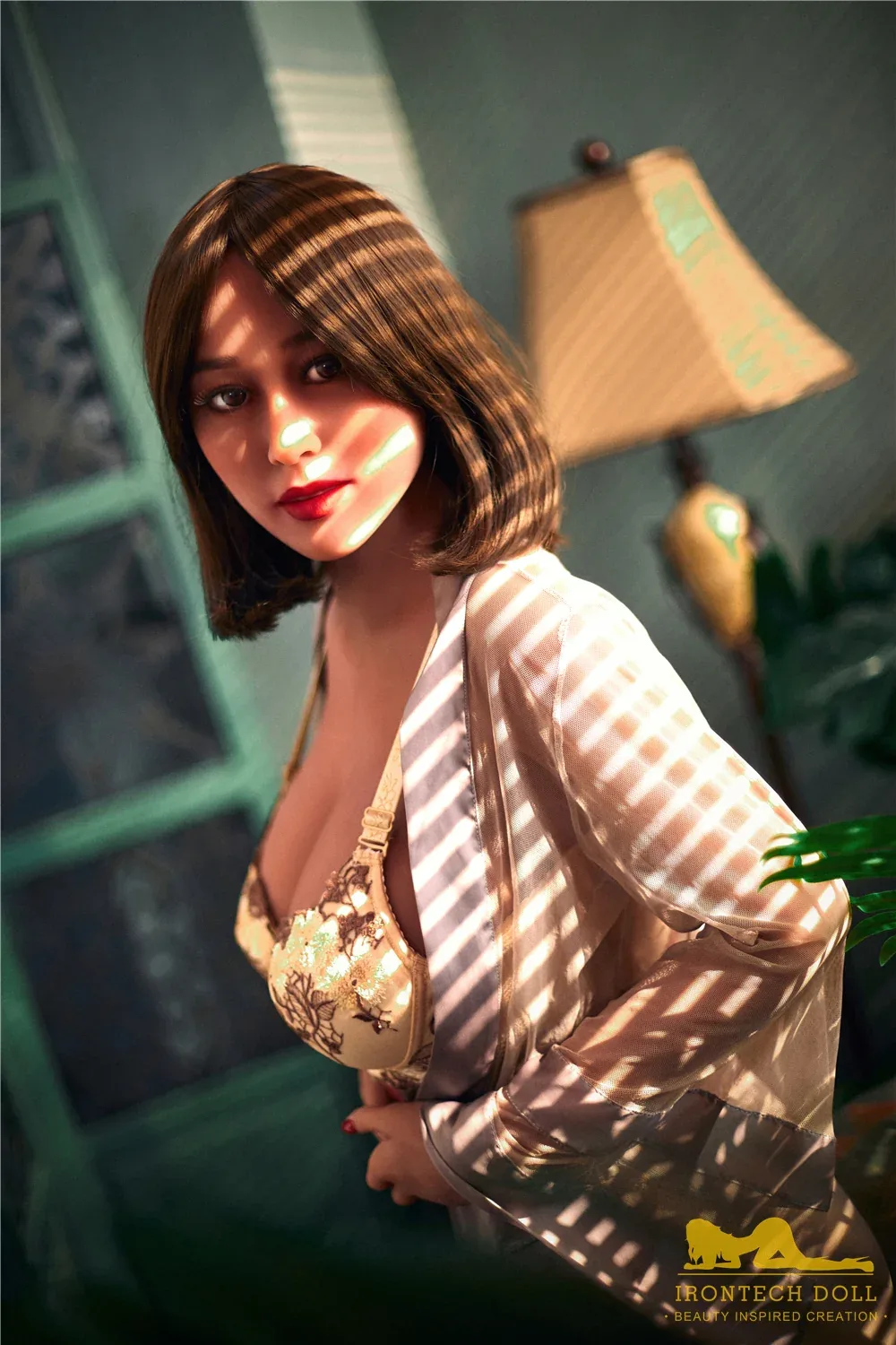 IR-163P Sarah-1 TPE H-Cup Light Brown MMI Sex Dolls view 3