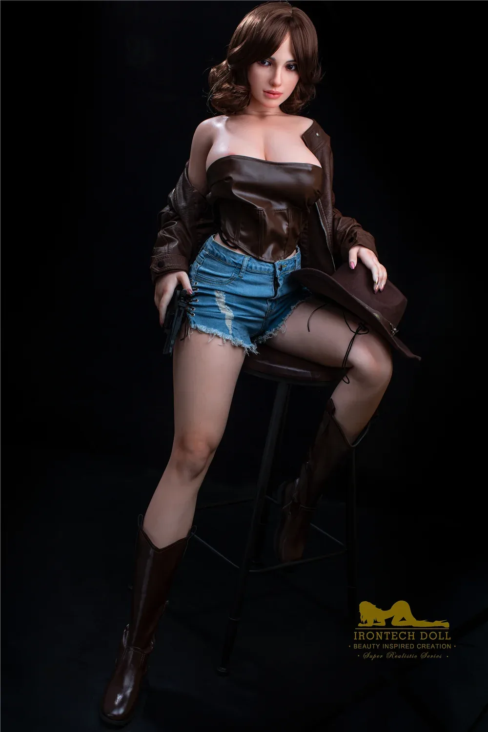 IR-165 S17 Luna -1 Silicone 165cm Nature F-Cup MMI Sex Dolls view 2