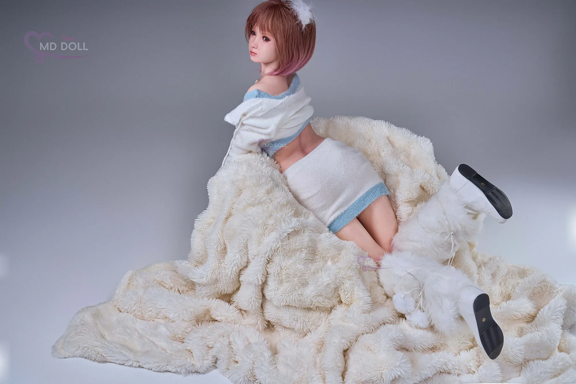 MD-150 M21 Lily-2 Silicone 150cm Natural E-CUP MMI Sex Dolls view 3