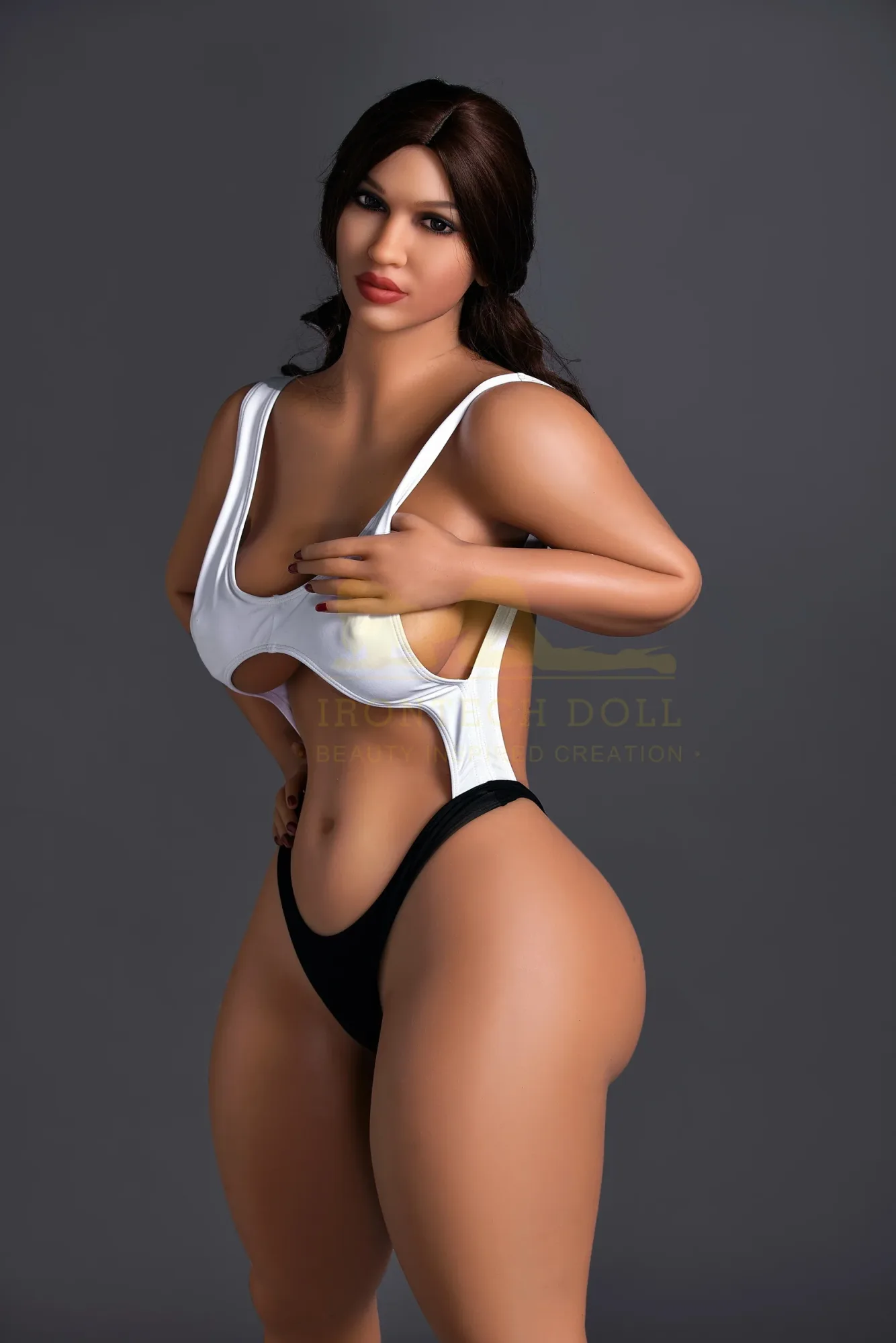 IR-156 Kama TPE F-Cup Dark Tanned MMI Sex Dolls view 6