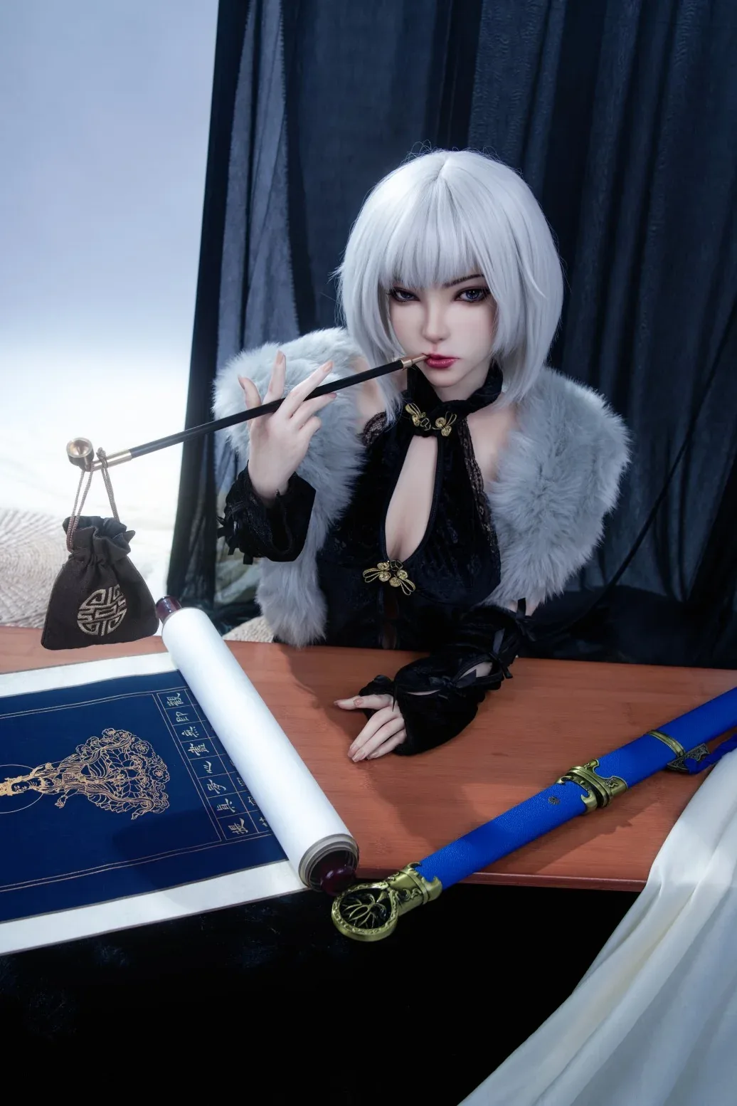 YUE-141 A6 Faye Silicone Natural F-CUP MMI Sex Dolls view 5