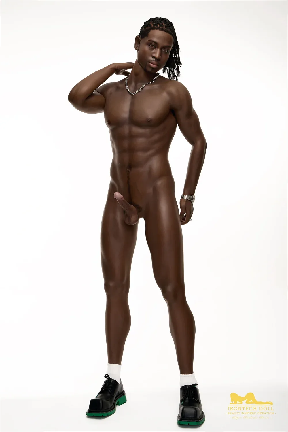 PR-176 M8 James Silicone 176cm Black Male MMI Sex Dolls view 4