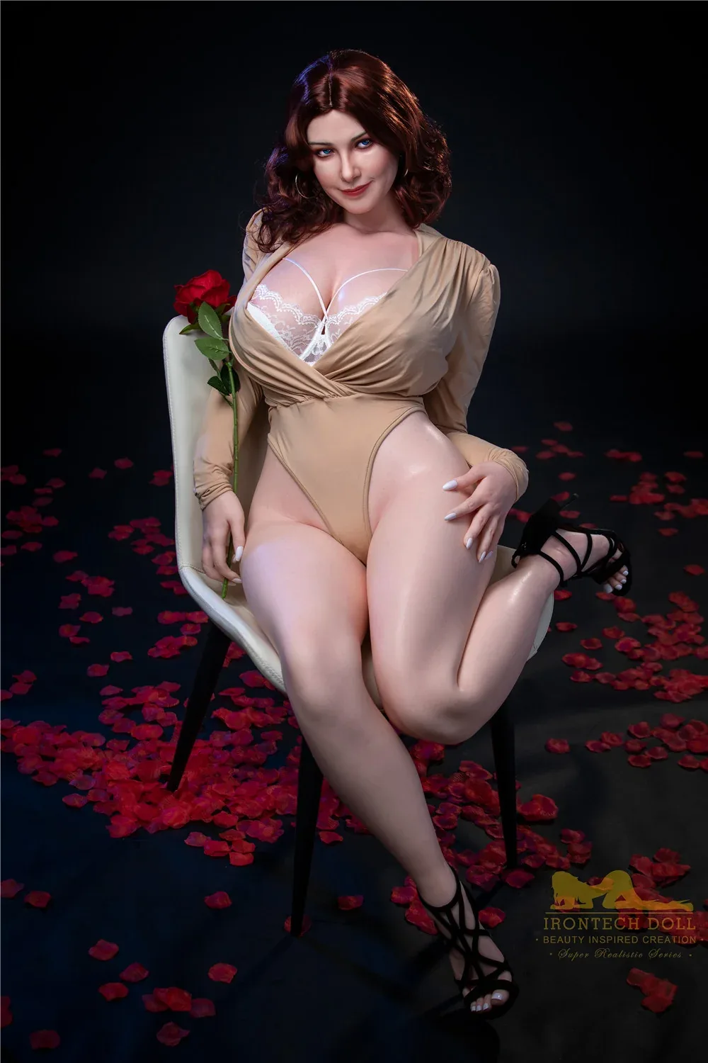 IR-160 S12 Carmel Silicone 160cm Nature H-Cup MMI Sex Dolls view 3