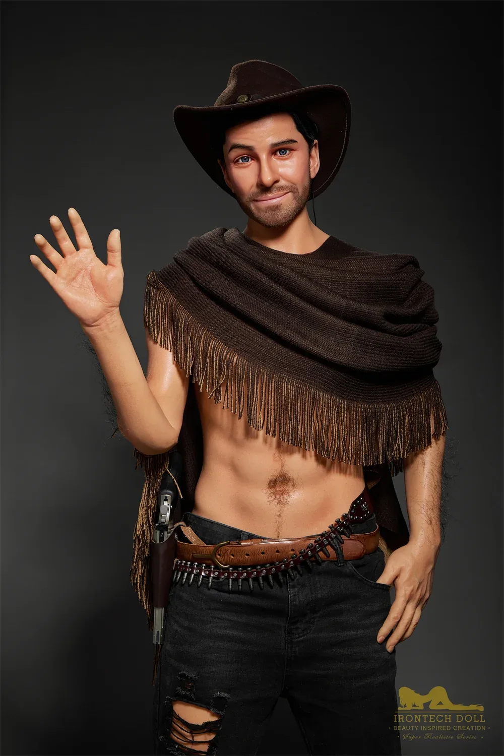 PR-170 M6 Allen Silicone 170cm Tanned Male MMI Sex Dolls