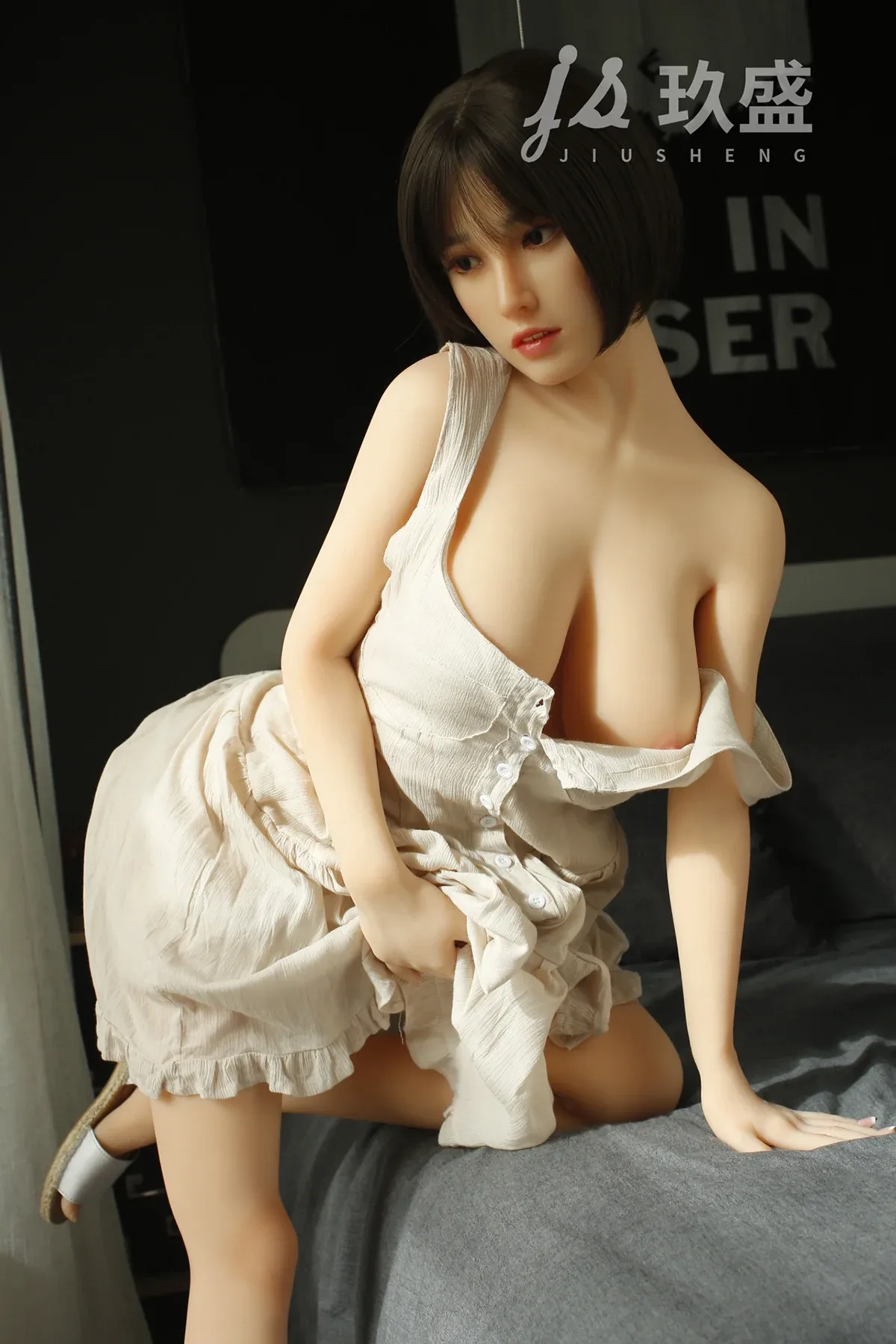 JSD-150D Nicole-1 TPE D-Cup Write MMI Sex Dolls view 5