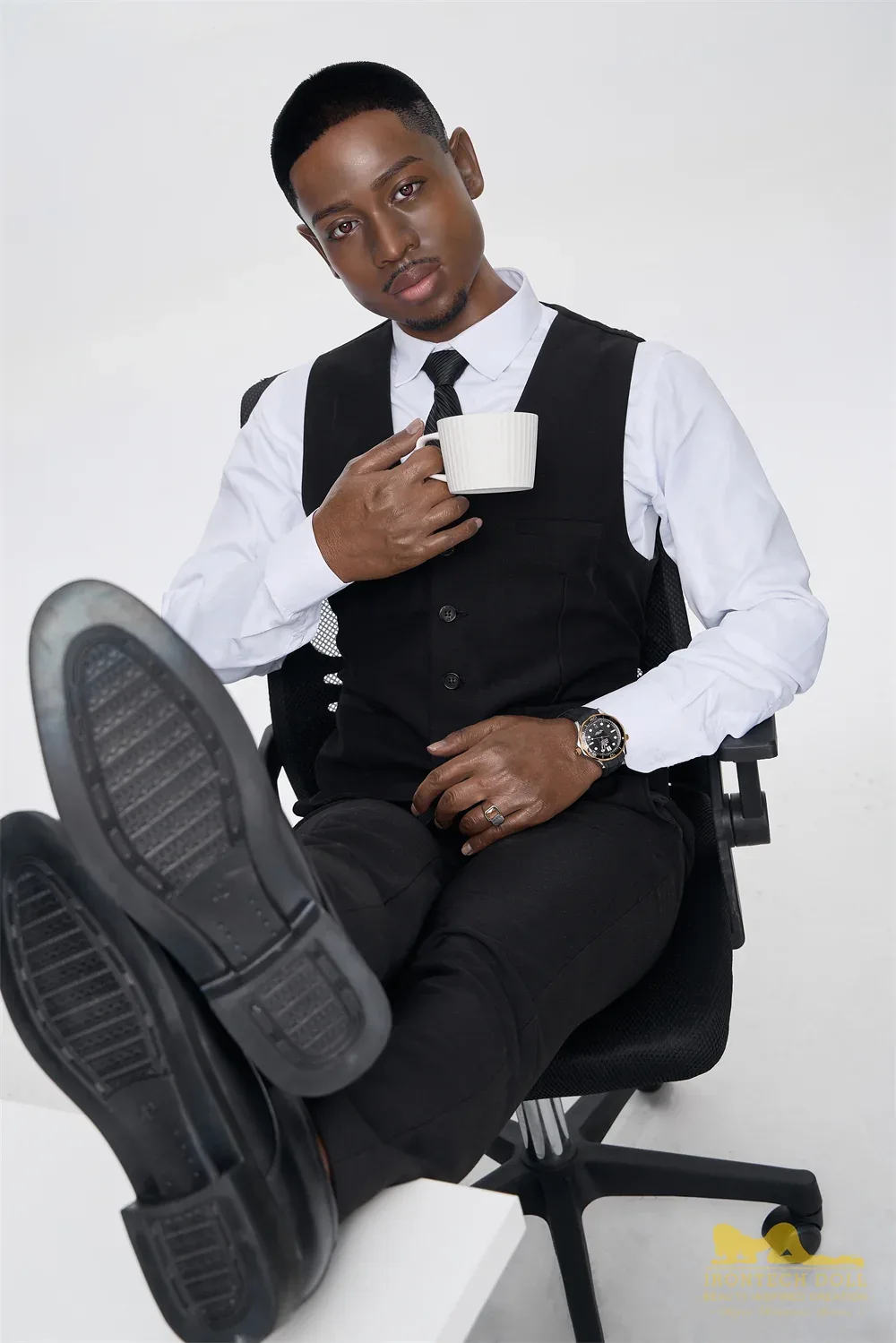 PR-170 M8 James Silicone 170cm Black Male MMI Sex Dolls view 3