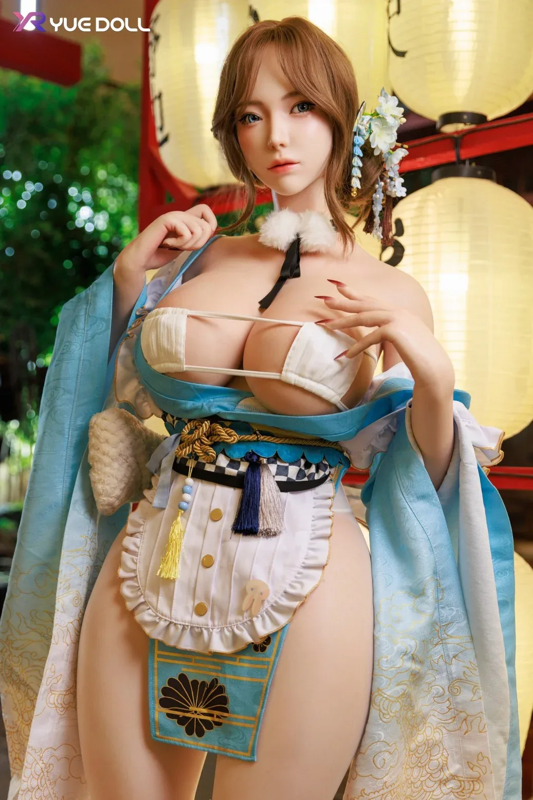 YUE-155 Y18 Tori 2.0 Silicone Tanned J-CUP MMI Sex Dolls view 3