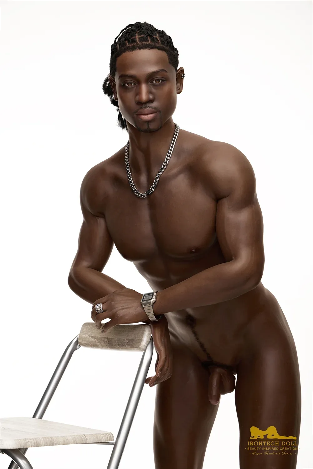 PR-176 M8 James Silicone 176cm Black Male MMI Sex Dolls view 8
