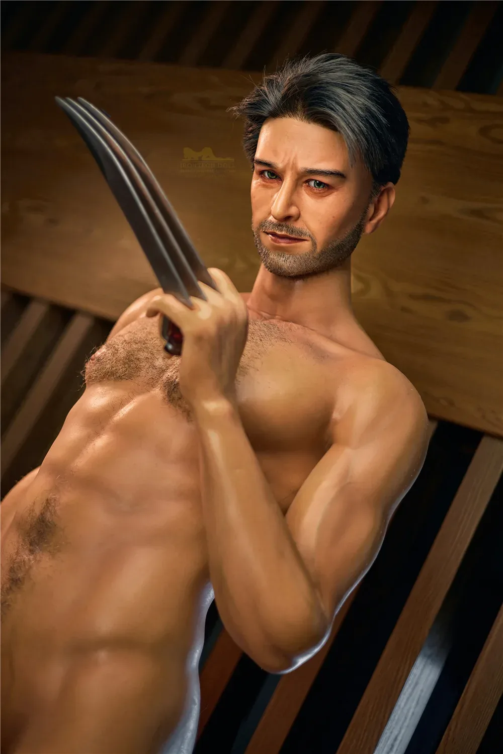 PR-176 M2 William Silicone 176cm Tanned Male MMI Sex Dolls view 8