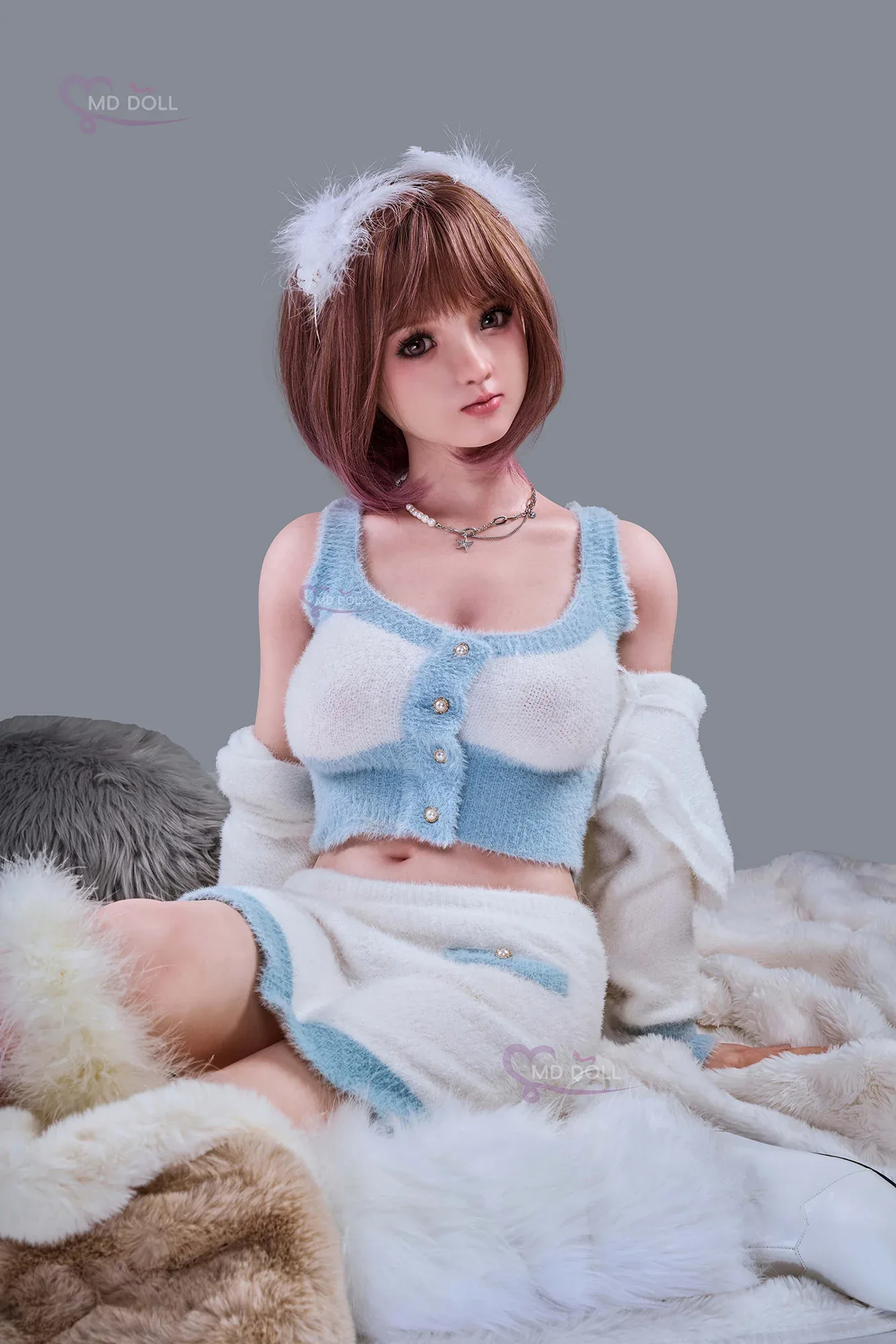 MD-150 M21 Lily-2 Silicone 150cm Natural E-CUP MMI Sex Dolls view 7