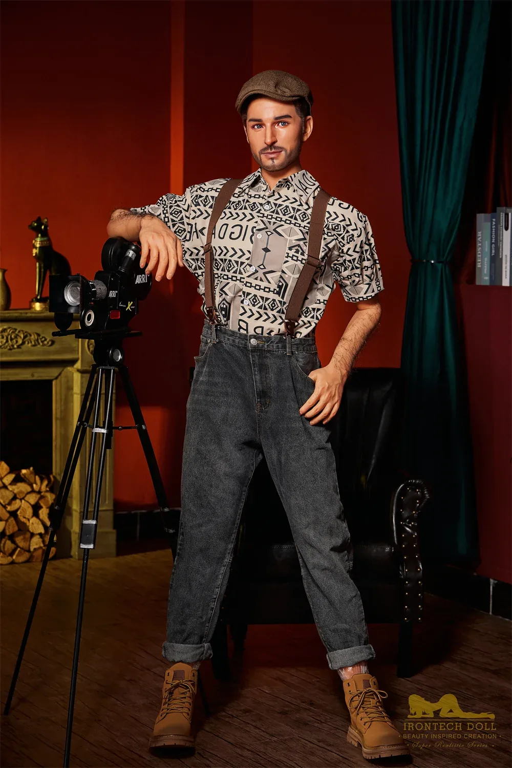 PR-170 M3 George Silicone 170cm Tanned Male MMI Sex Dolls view 6