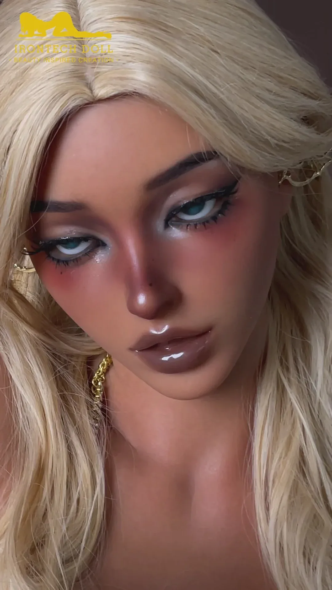 IR-164 B2 Vanessa Silicone 164cm Dark Tanned E-Cup MMI Sex Dolls