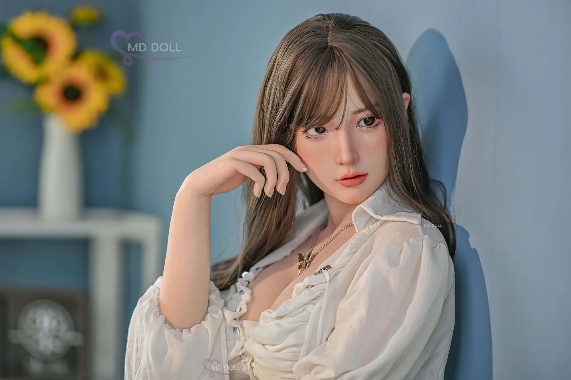MD-166 M17 Doris Silicone 166cm Natural D-CUP MMI Sex Dolls view 6