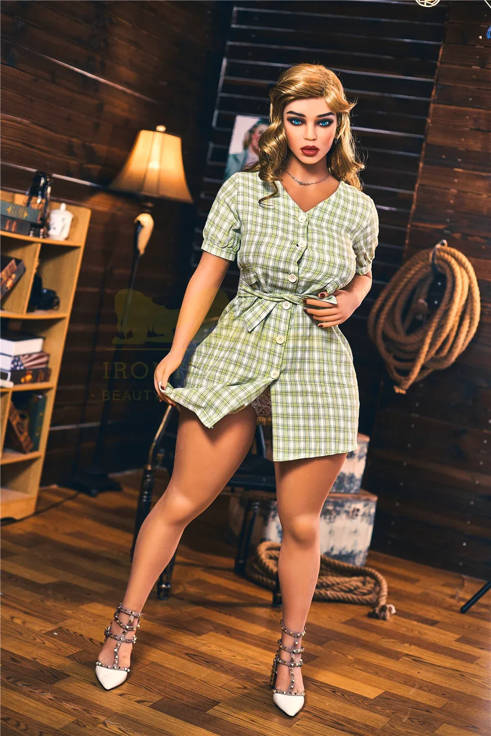 IR-156 Akisha TPE F-Cup Dark Tanned MMI Sex Dolls