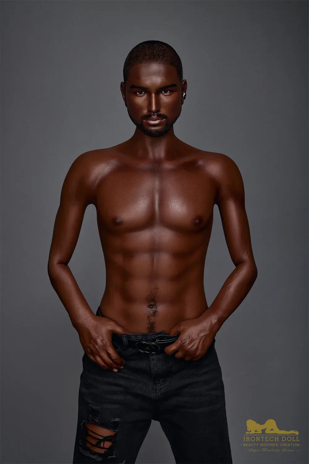 PR-170 M1 Kevin Silicone 170cm Black Male MMI Sex Dolls view 2