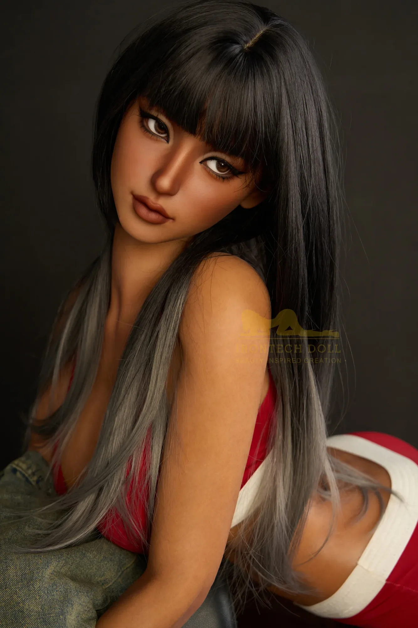 IR-161 S14 Miku -1 Silicone 161cm Dark Tanned F-Cup MMI Sex Dolls view 8