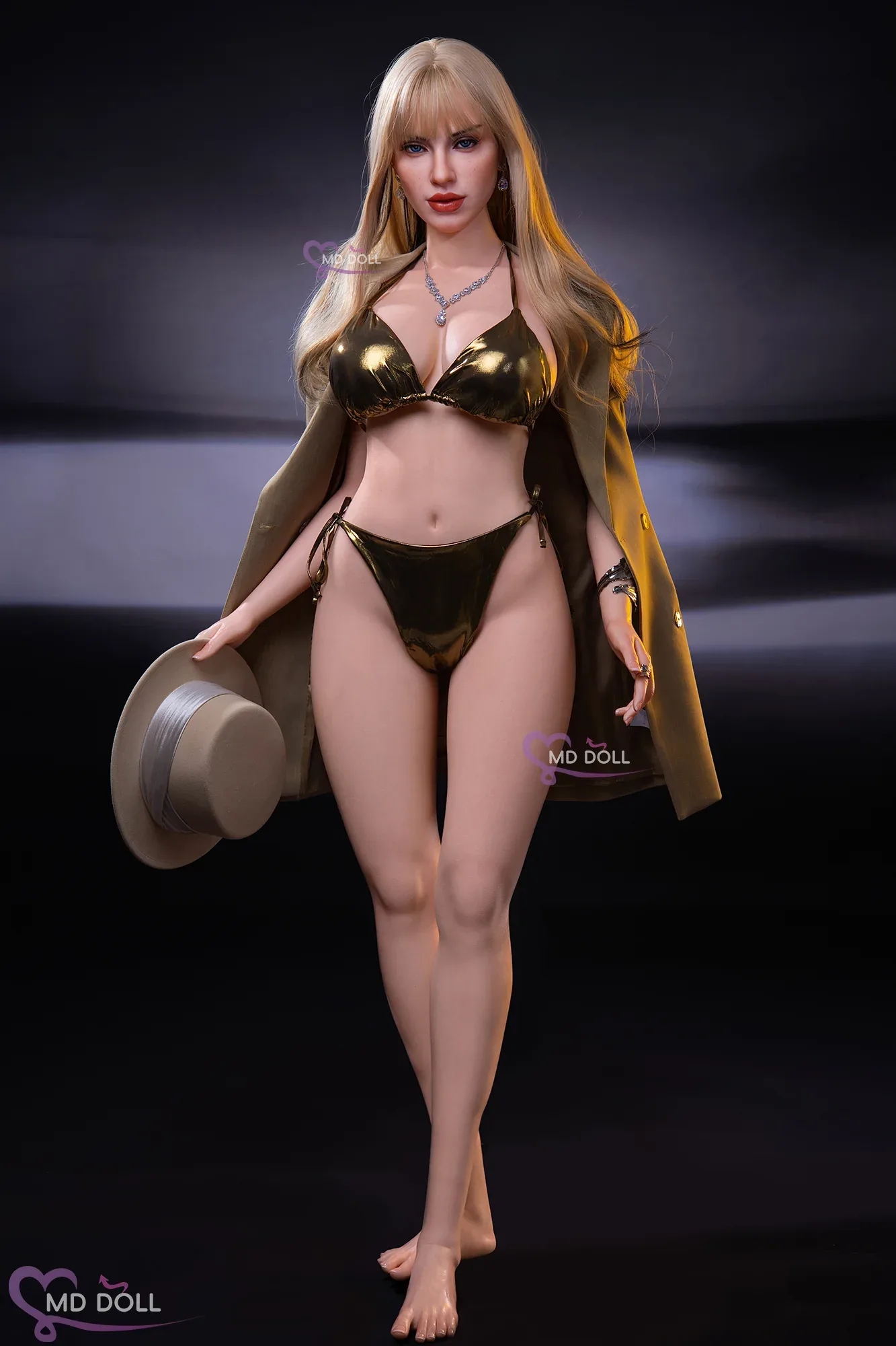 MD-166 M45 Jennifer Silicone 166cm Natural G-CUP MMI Sex Dolls view 4