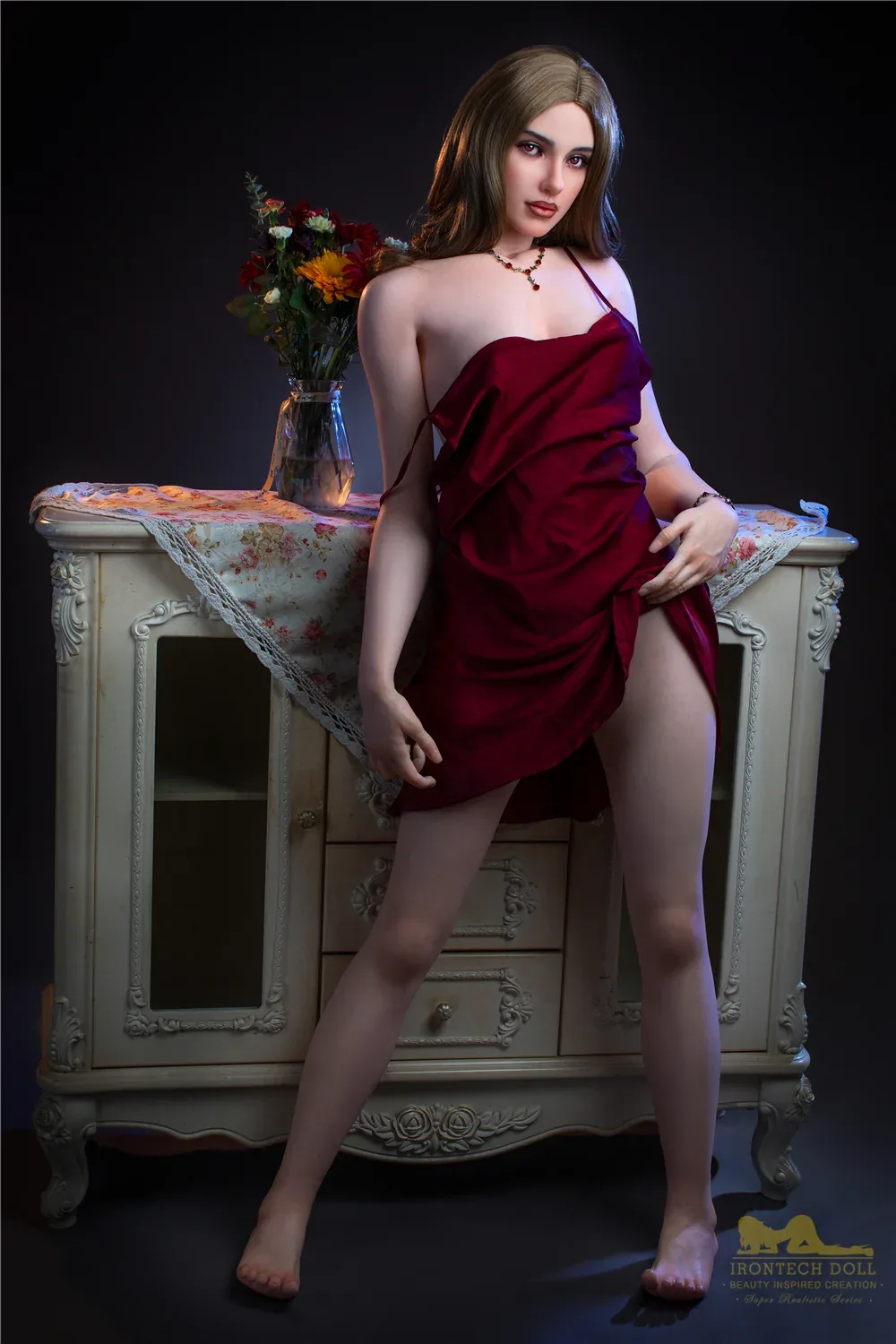 IR-168 S17 Luna -1 Silicone 168cm Nature B-Cup MMI Sex Dolls