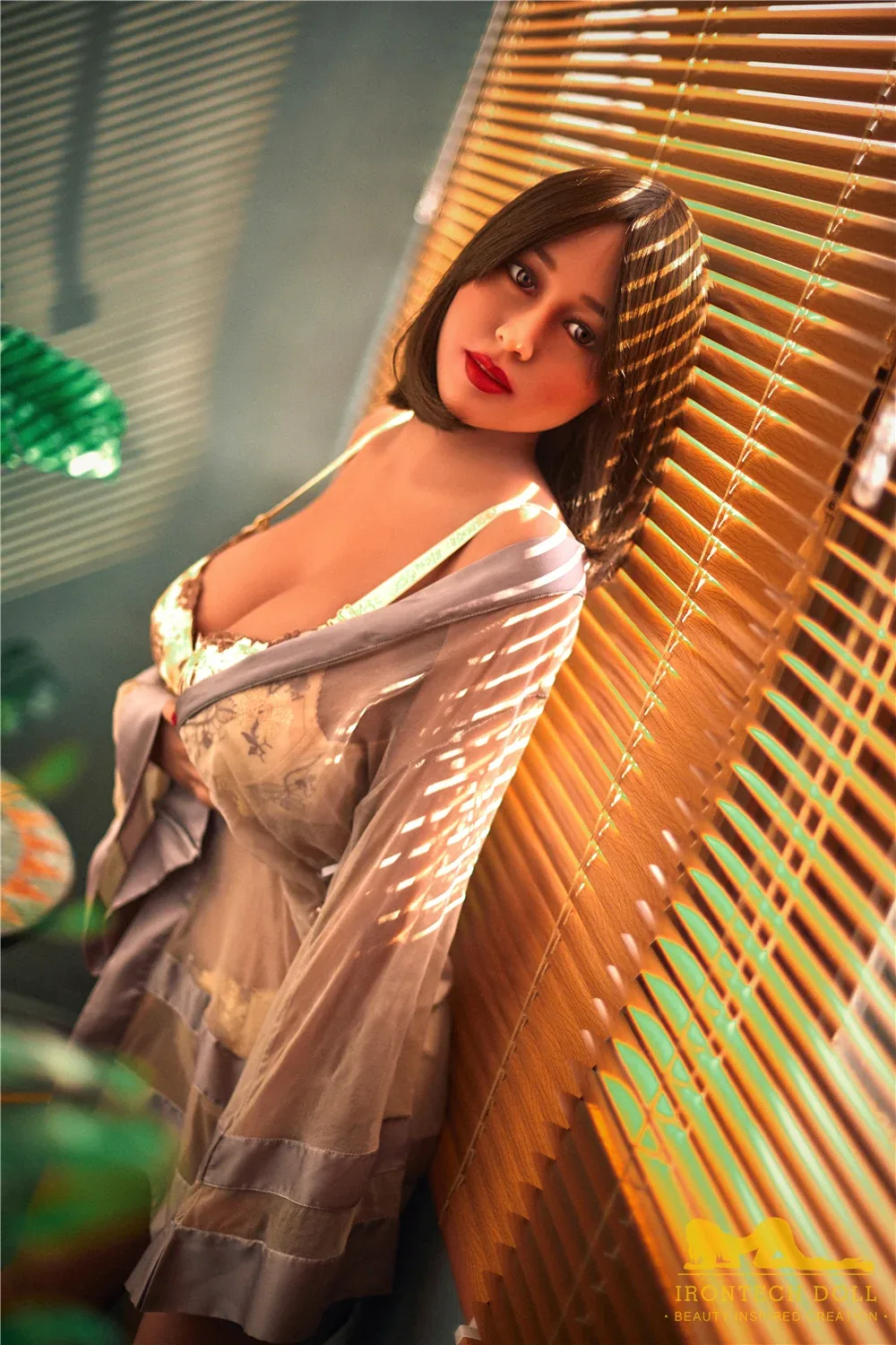 IR-163P Sarah-1 TPE H-Cup Light Brown MMI Sex Dolls view 7