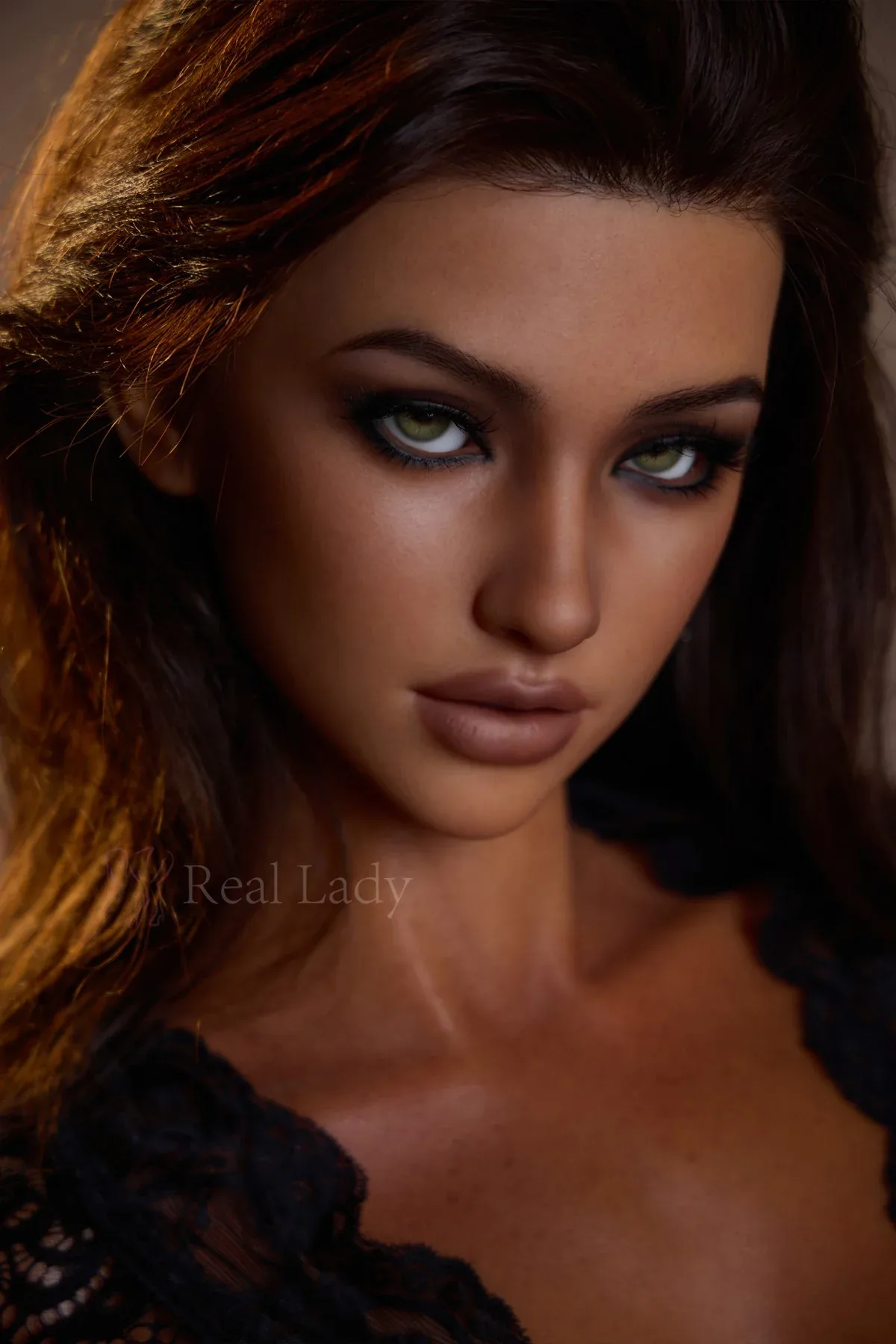 RL-150 R8 Lena-3 Silicone 150cm Dark Tanned E-Cup MMI Sex Dolls view 3