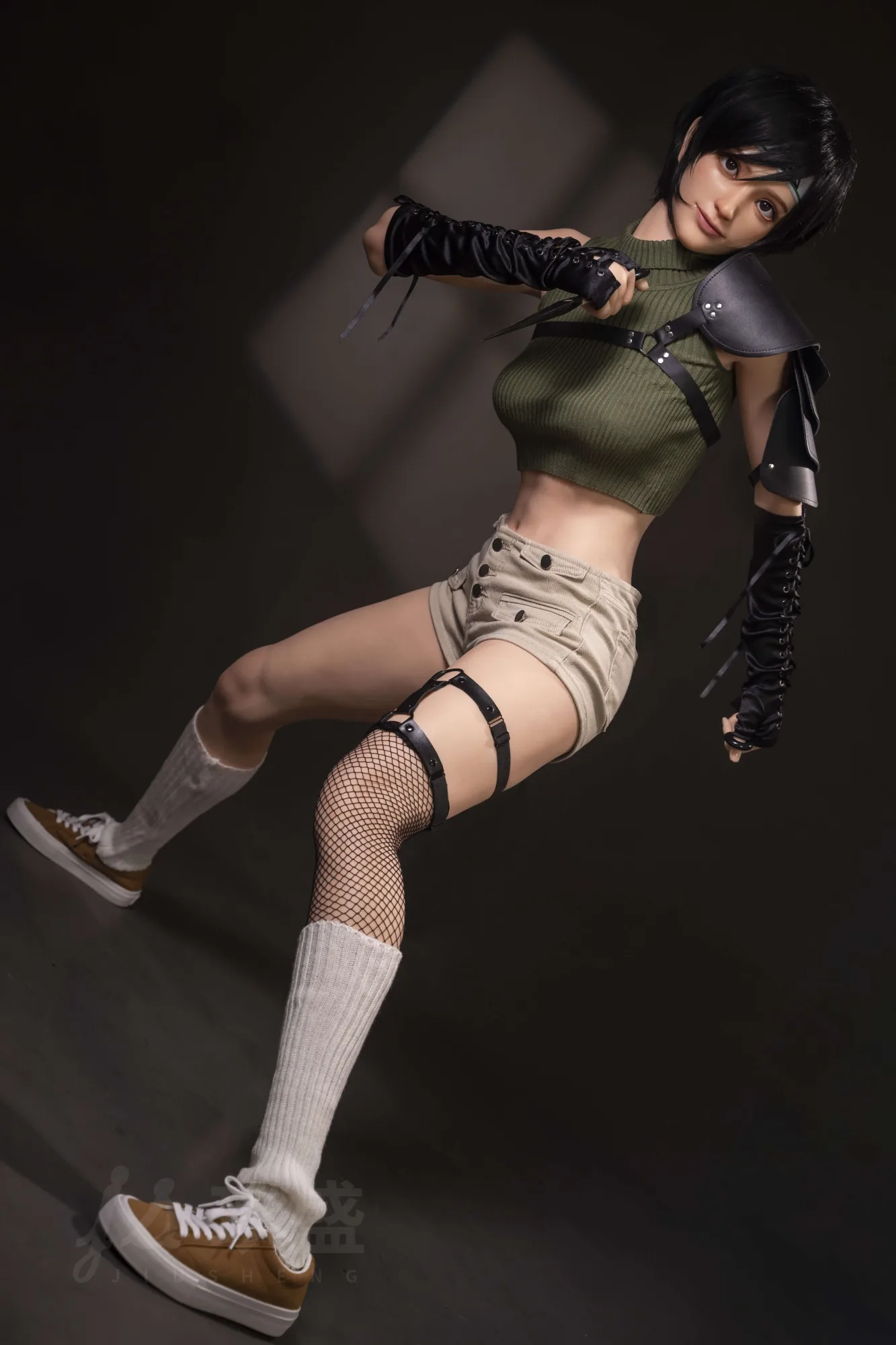 JSD-168C Yuffie Silicone C-Cup Light Tan MMI Sex Dolls view 7