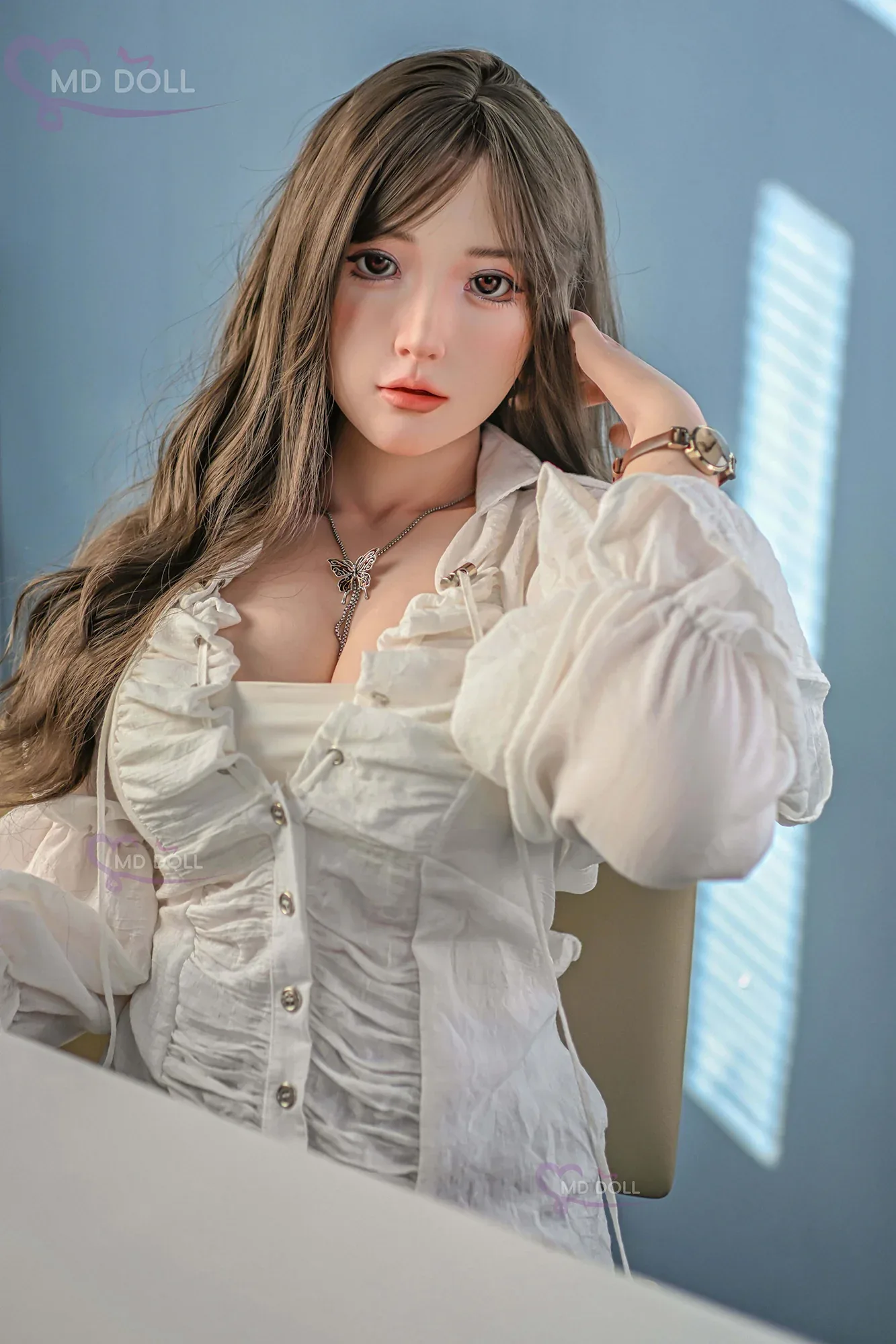 MD-166 M17 Doris Silicone 166cm Natural D-CUP MMI Sex Dolls view 4