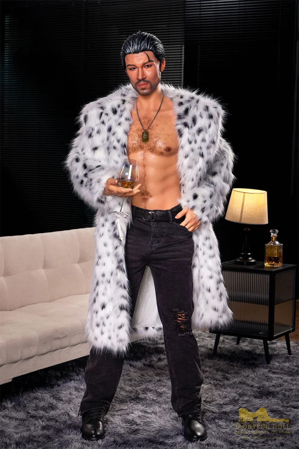 PR-170 M7 Bill -2 Silicone 170cm Tanned Male MMI Sex Dolls view 7