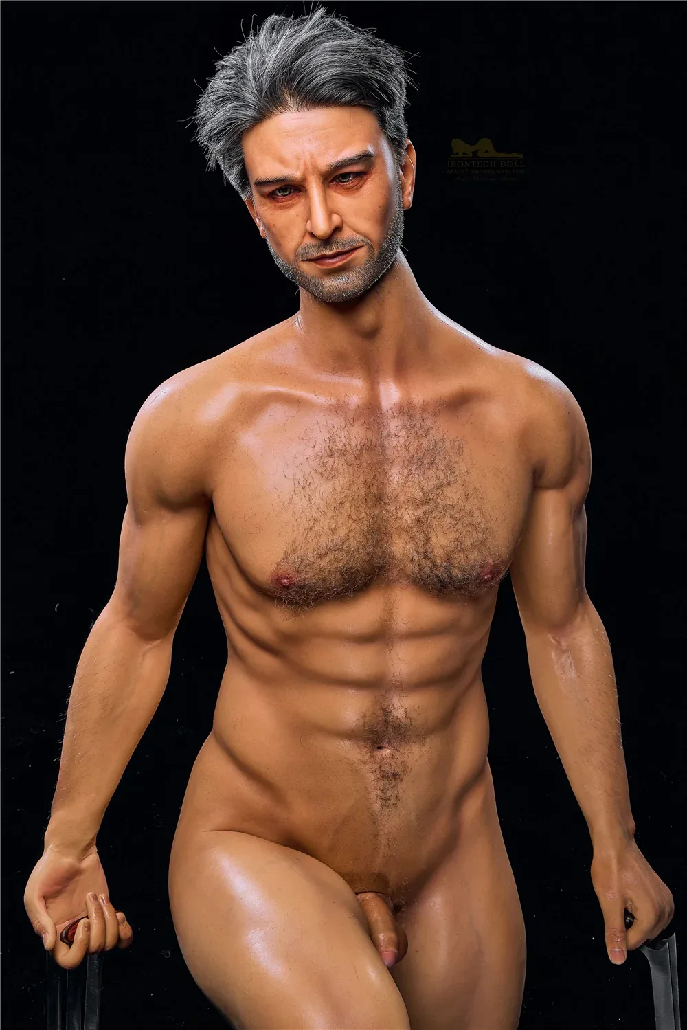 PR-176 M2 William Silicone 176cm Tanned Male MMI Sex Dolls view 6