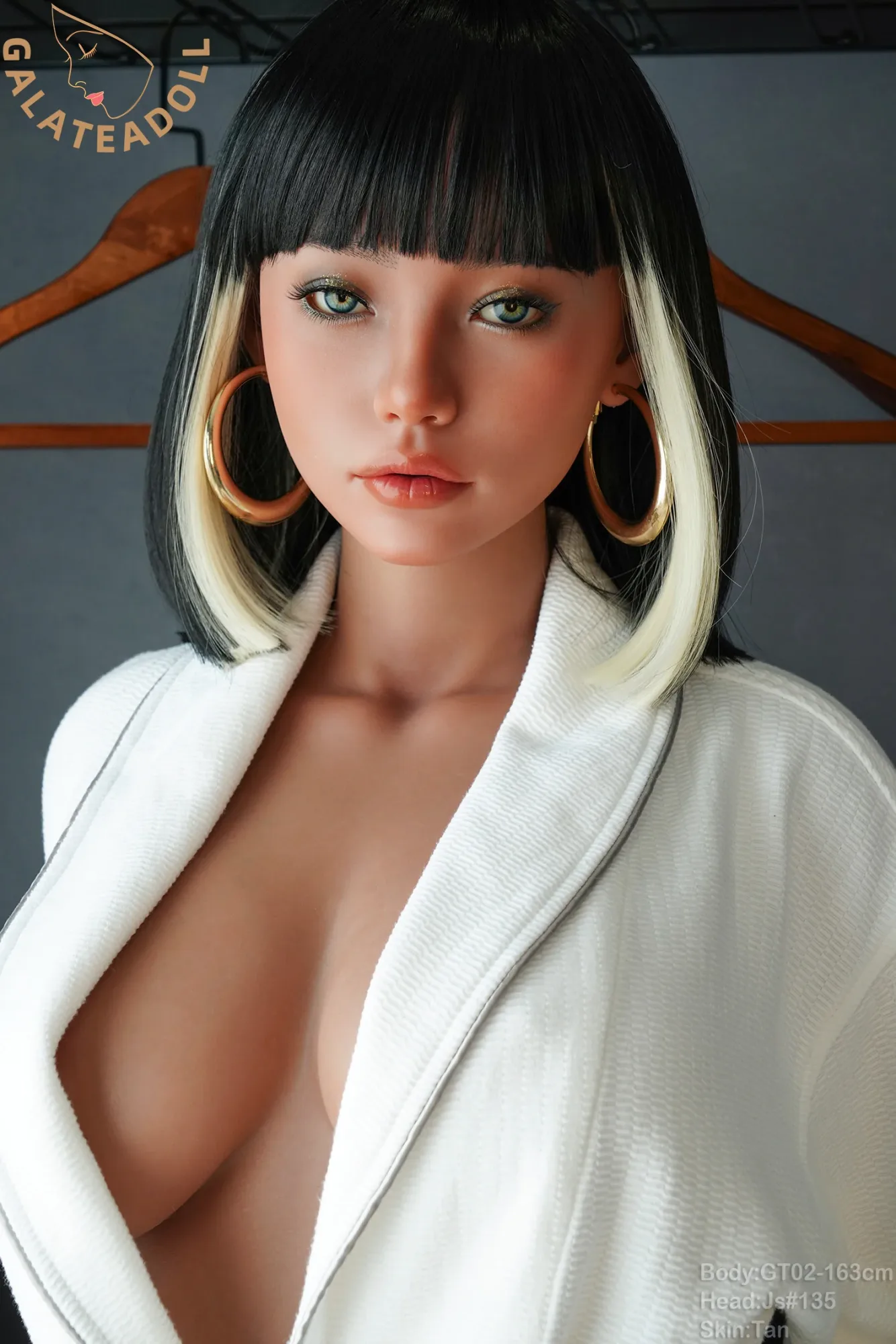 GT02-163 JS#135-2 Silicone Tan F-Cup