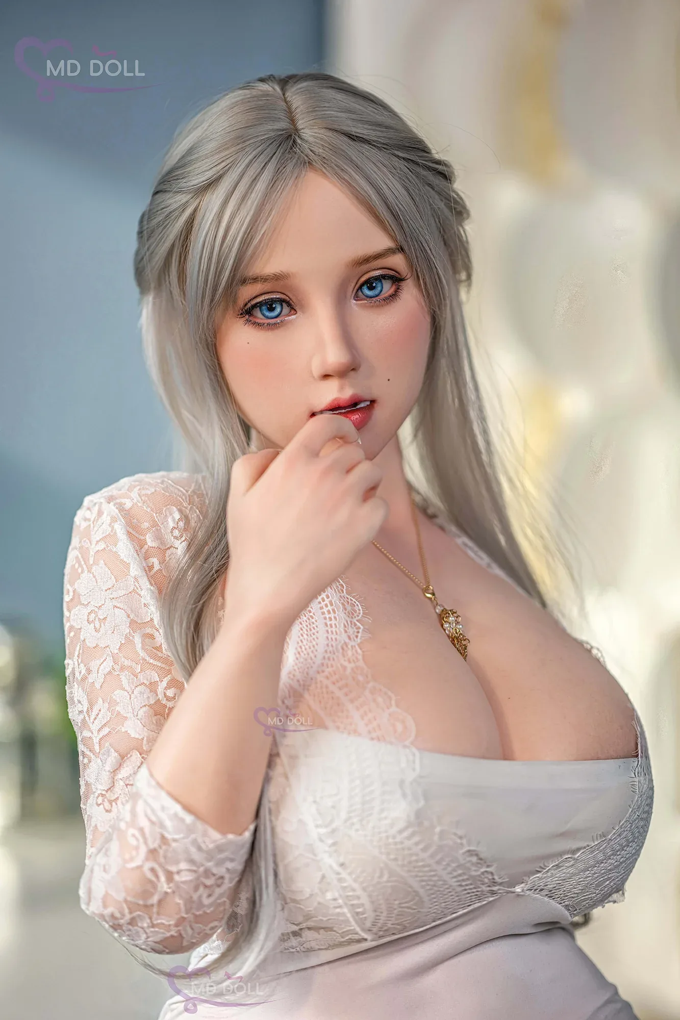 MD-162 M16 Olivia Silicone 162cm Natural H-CUP MMI Sex Dolls