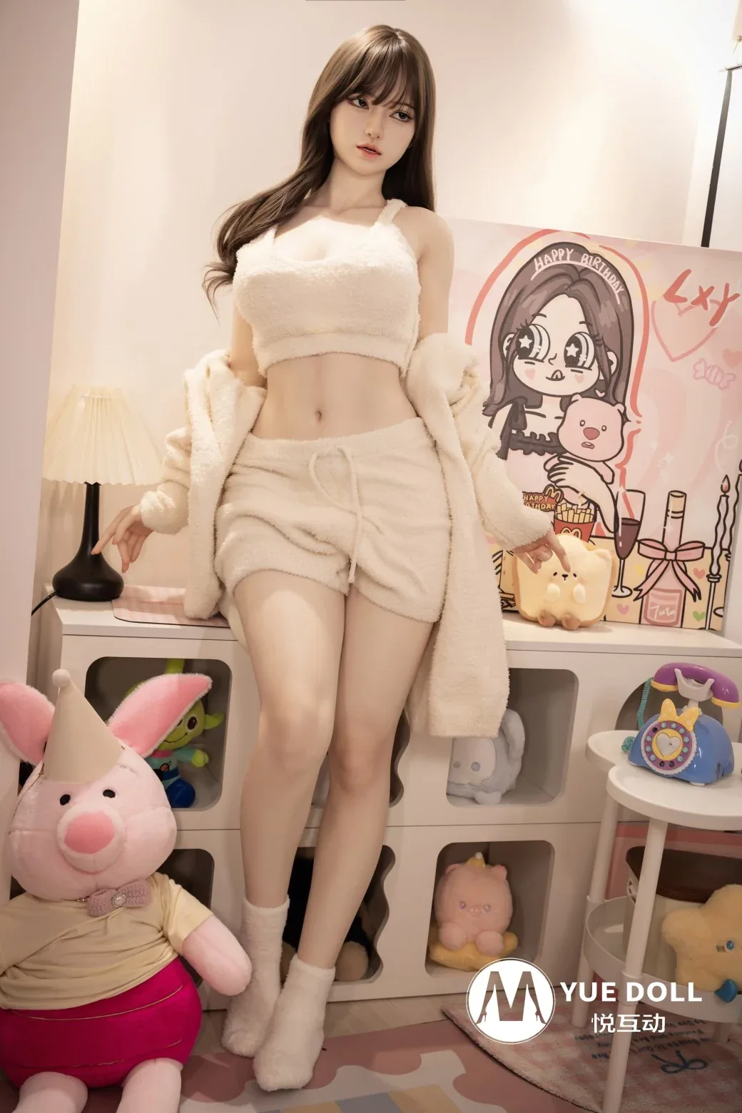 YUE-165 Y5 Josie Silicone White G-CUP MMI Sex Dolls